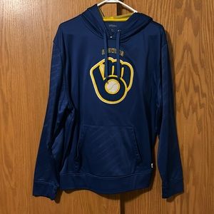 Stitches Milwaukee Brewers Hooded sweatshirt